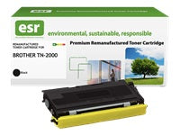 esr TN-2000 (TN-2000BK) Schwarzer Toner – Kompatibel – 4'800 Seiten – für Brother