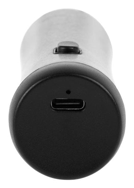 Furber. Furber Milchschäumer-Stab F00979 – Integrierte Batterie – USB-C Aufladbar – Schwarz/Edelstahl