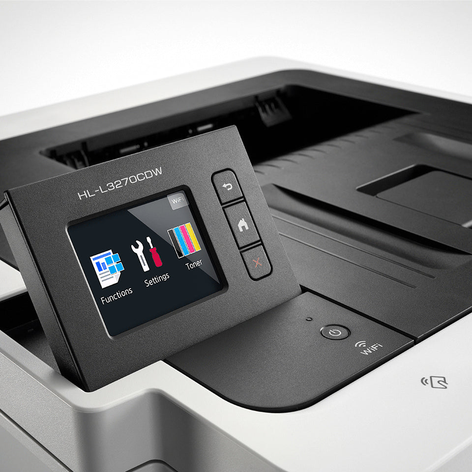 Brother HL-L3270CDW – A4, Farbe, Duplex, 24 S./Min., 600 × 2400 dpi, NFC, Papier: 250 Blatt