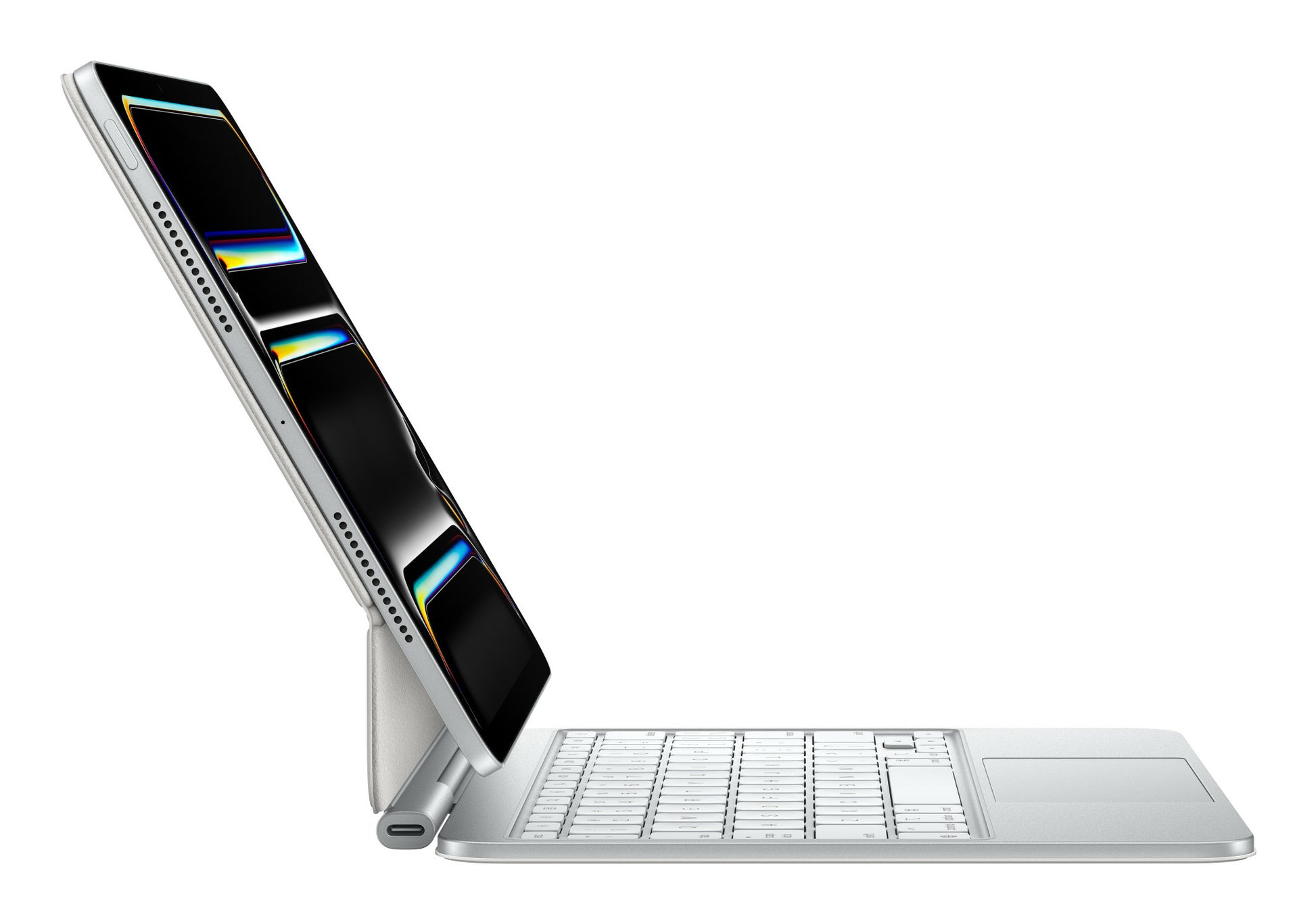 Apple Magic Keyboard – Tastatur, DE-Layout (DE), Weiss – für iPad Pro 11" (M5)