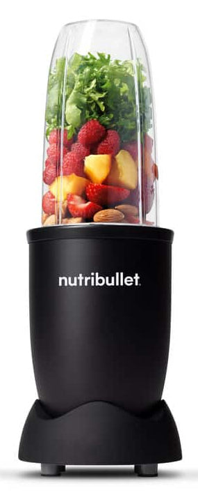NutriBullet Smoothie-Mixer NB910MAB – 0,9 l, 900 W, Eis-Crusher – Schwarz matt