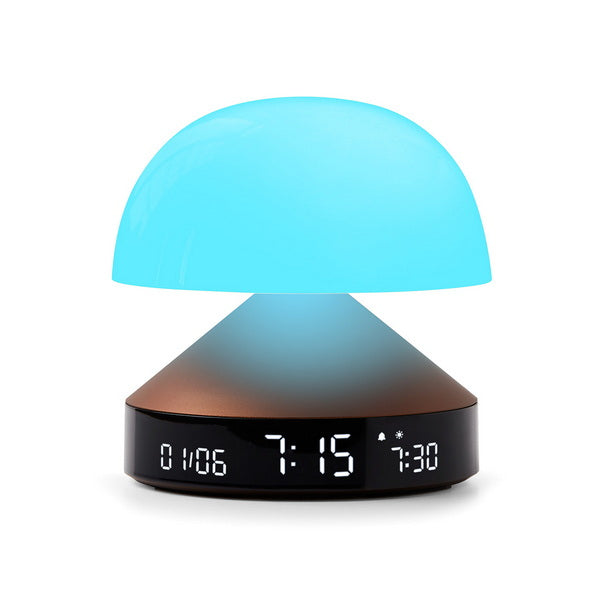 LEXON Lichtwecker Mina Sunrise – digital, bronze, Sonnenaufgangssimulation, Schlummerfunktion