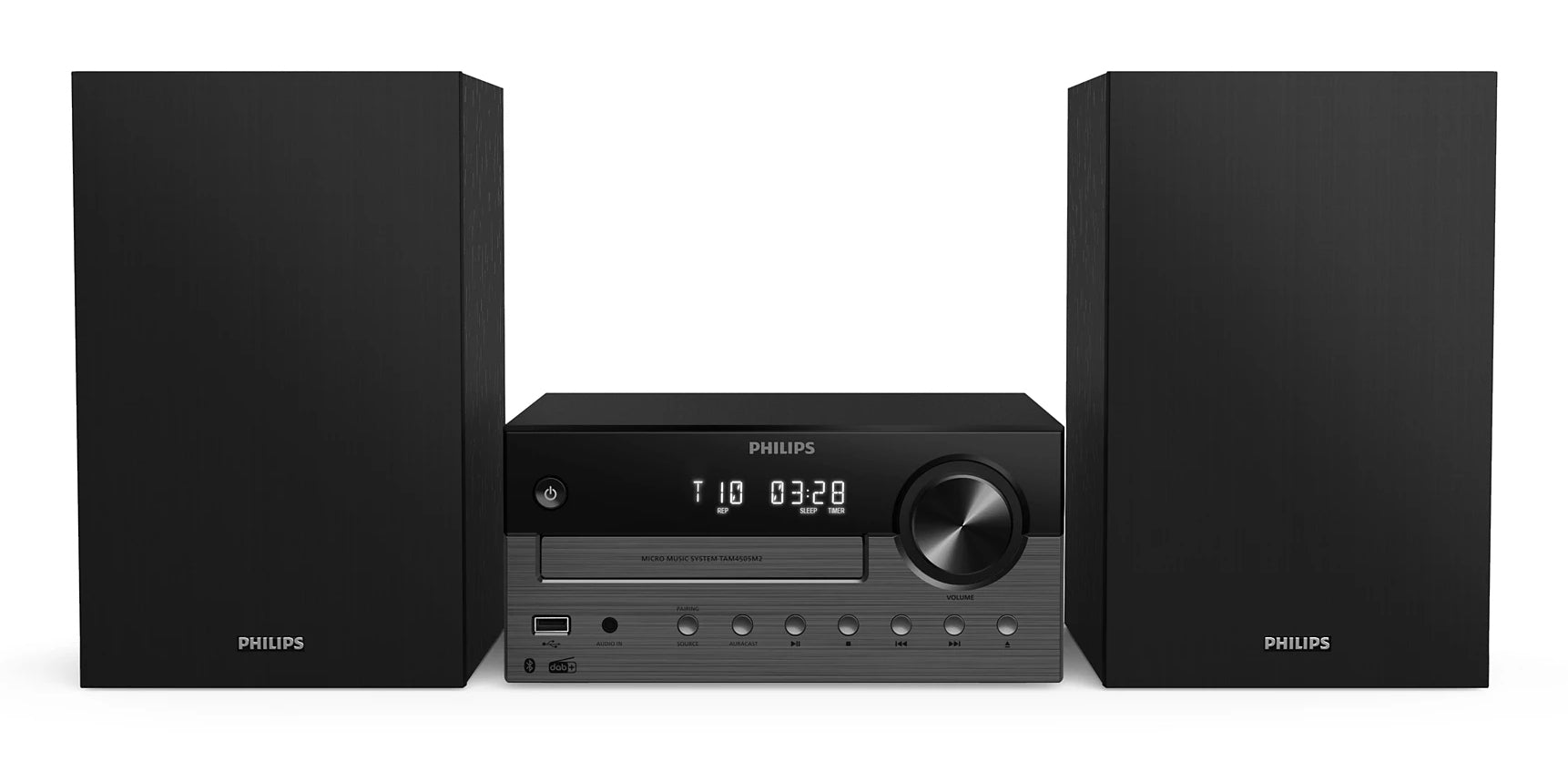 Philips TAM4505M2/12 – Mikro-/HiFi-Anlage – DAB+, CD, USB, Bluetooth – Schwarz