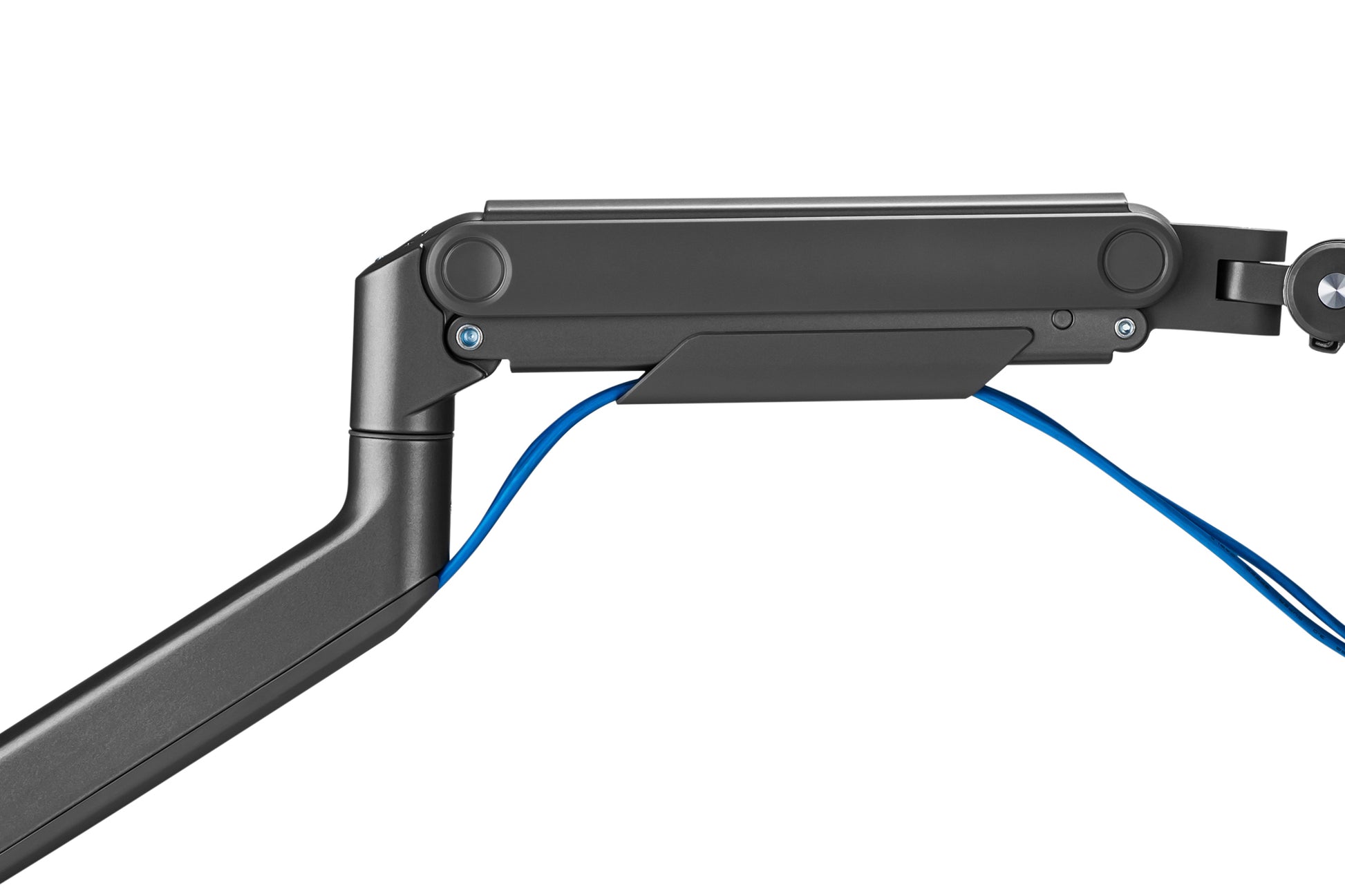 Digitus Monitorarm, Tischklemme, bis 49", VESA 75 × 75/100 × 100 mm, 20 kg, schwarz