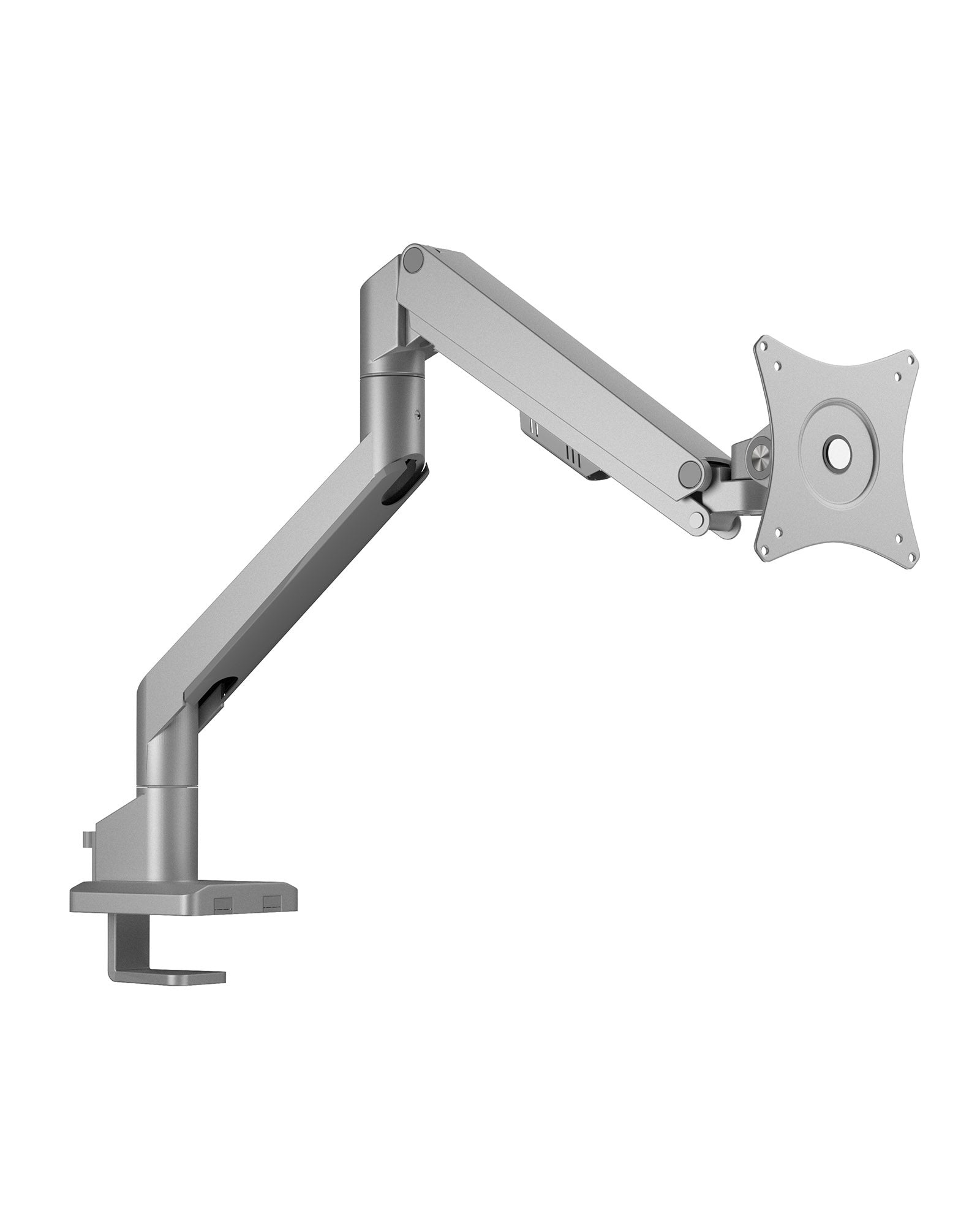 ICY BOX IB-MS523-T – Monitorarm Tischhalterung – Klemme/Durchführung – 1 Monitor – 17–32" – VESA 75×75/100×100