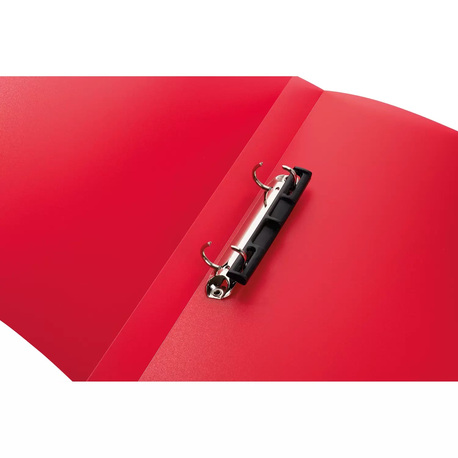 HERMA Ringbuch – A4 Hochformat – 2-Ring, Rücken 35 mm – Rot transluzent, Kunststoff, mit Niederhalter