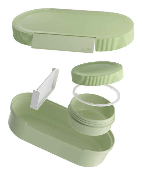 SIGG Lunchbox 1 l, 12,5 × 25 × 6 cm, Polypropylen (PP), grün
