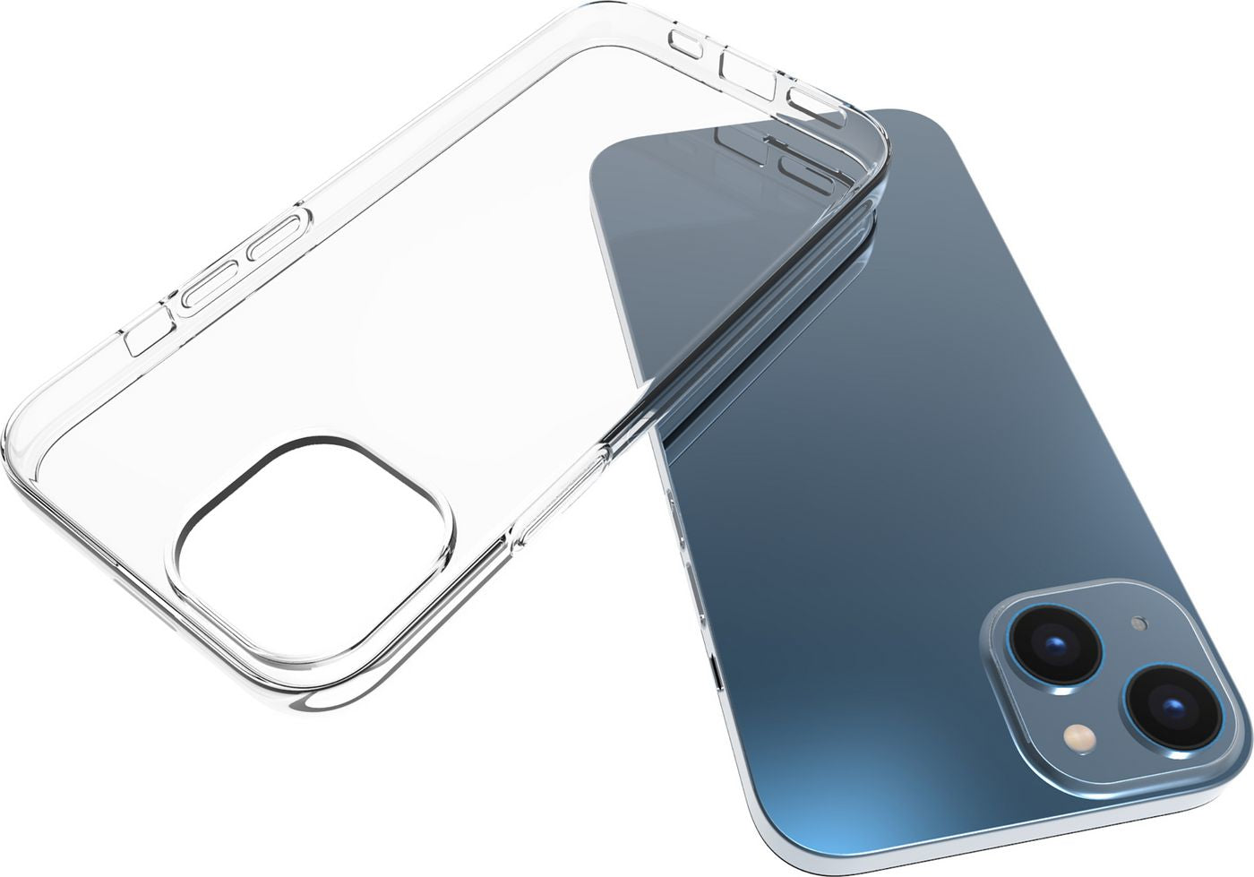 eSTUFF INFINITE (GRS) VIENNA Backcover – für Apple iPhone 14, TPU, Transparent