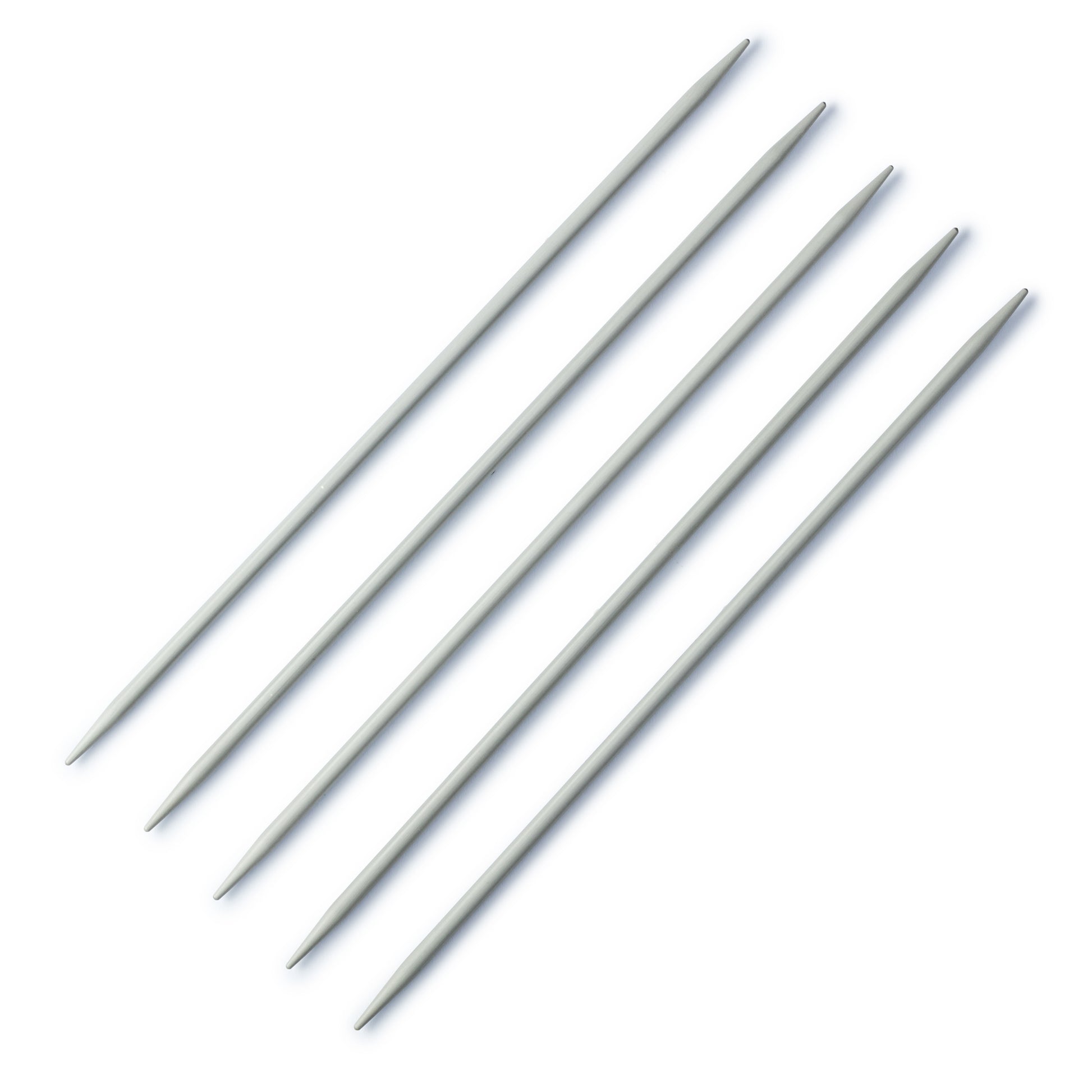 Prym Strumpfstricknadel Grau – 4 mm, 20 cm, Aluminium, 5 Stk.