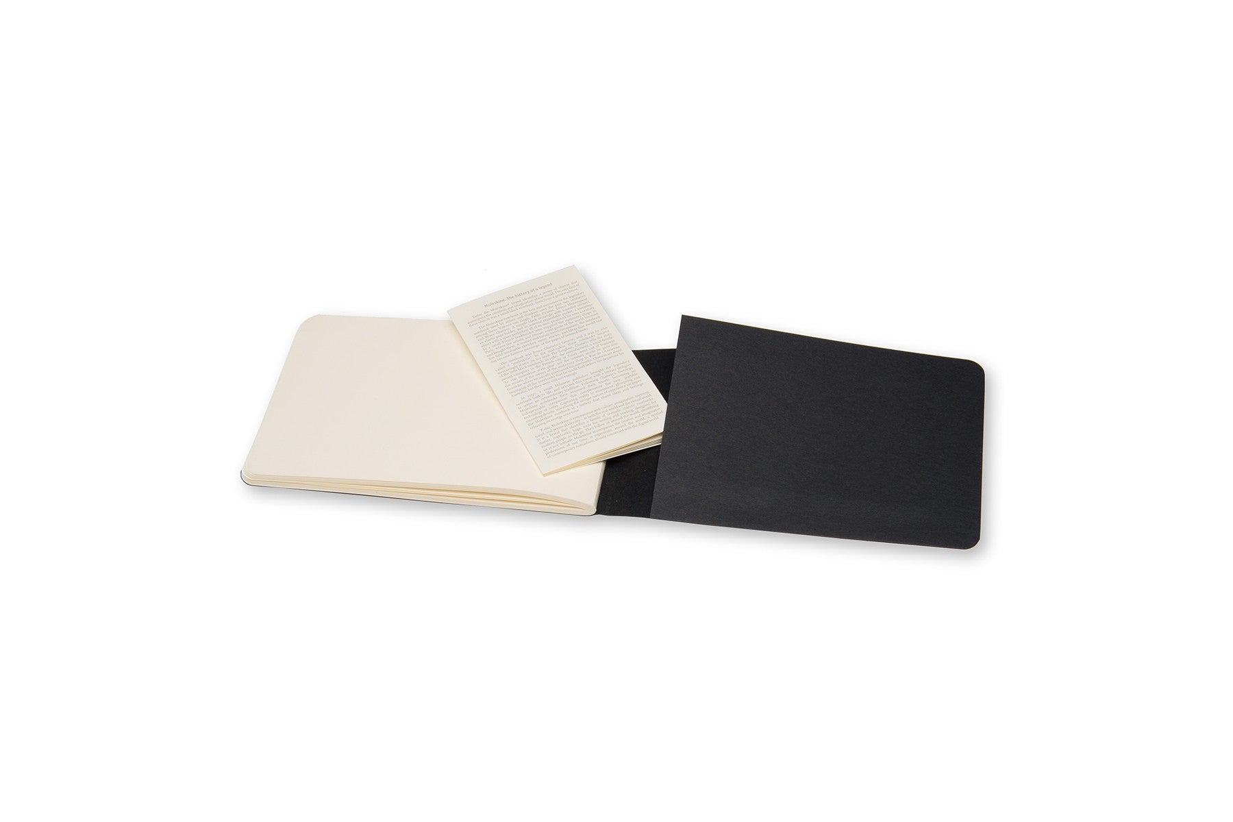 Moleskine Skizzenbuch – 14 × 9 cm – 120 g/m² – Softcover – 72 Blatt – Elfenbeinweiss – Schwarz