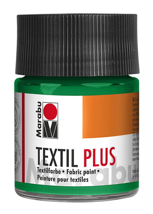 Marabu Stoffmalfarbe – französischgrün, 50 ml, für Textilien
