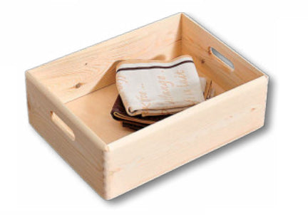 Kesper Aufbewahrungsbox – Holz – Braun – mit Griffen, FSC – 400 × 140 × 300 mm