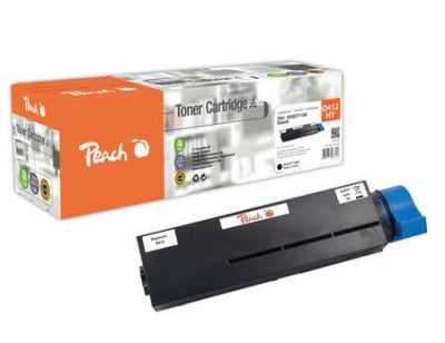 Peach 112045 Schwarz Toner – Kompatibel – 7'000 Seiten – für OKI B 412 DN/B 432 DN/B 512 DN und andere