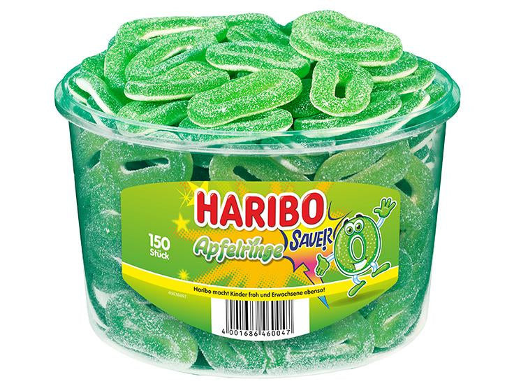 Haribo Saure Apfelringe Fruchtgummi – 1,2 kg
