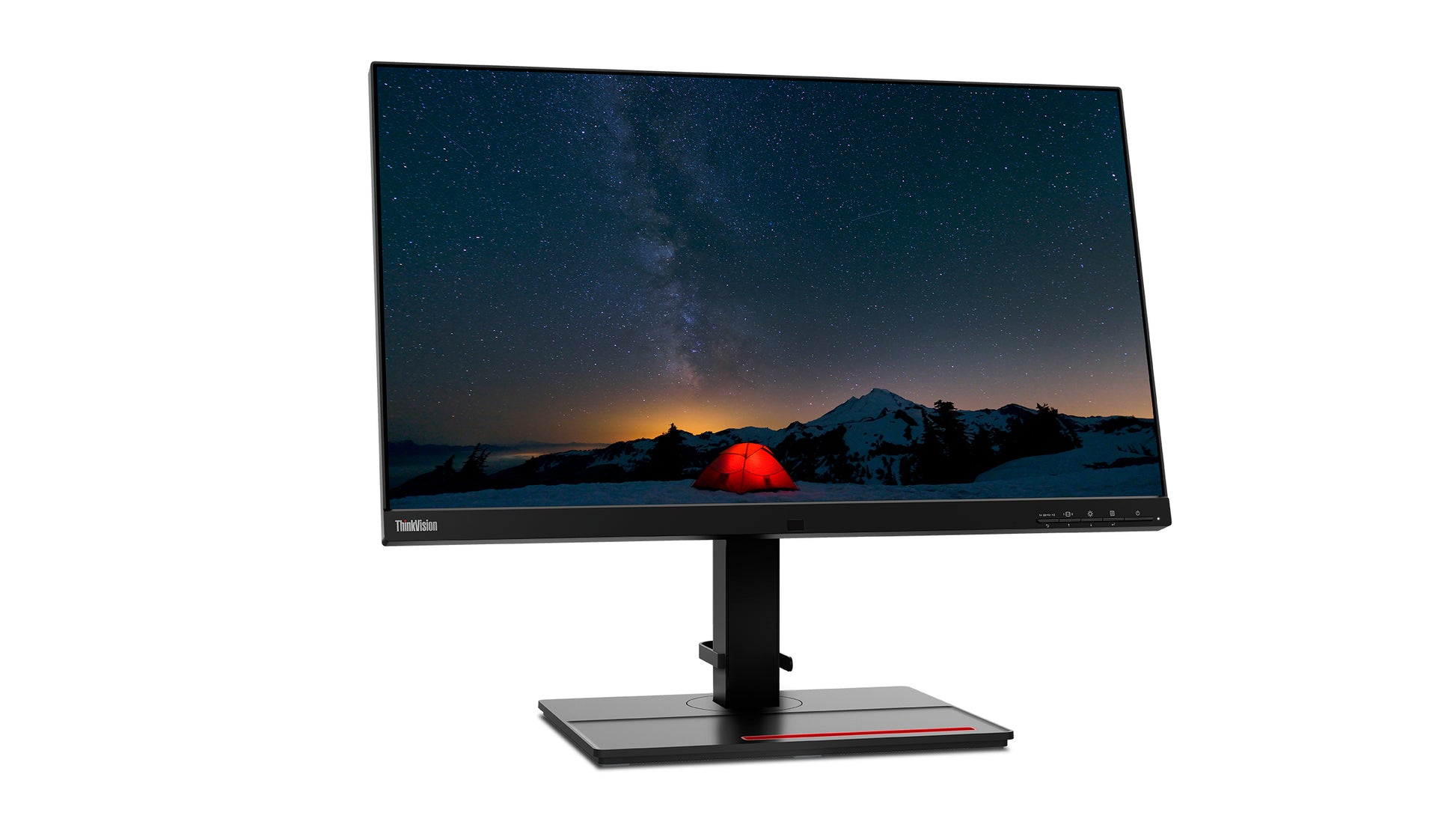 Lenovo ThinkVision P27u-20 – Monitor, 27", IPS, 60 Hz, 450 cd/m², Webcam, KVM, USB-C, VESA 100 × 100, Schwarz