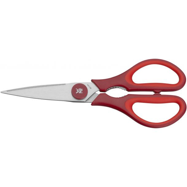 WMF Küchenschere 21 cm, Edelstahl (Cromargan)/Kunststoff, Rot