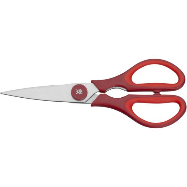 WMF Küchenschere 21 cm, Edelstahl (Cromargan)/Kunststoff, Rot