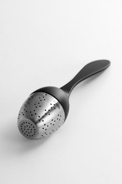 GEFU Teesieb 16,7 cm, Kunststoff/Edelstahl, schwarz/silber