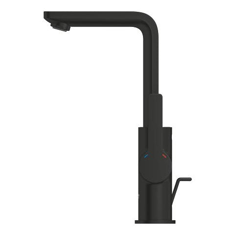 GROHE Lineare Badebatterie – Einhebelmischer, Metall, Schwarz