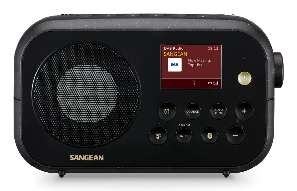 Sangean DPR-42BT – Tragbares DAB+ Radio, UKW, Bluetooth – Schwarz