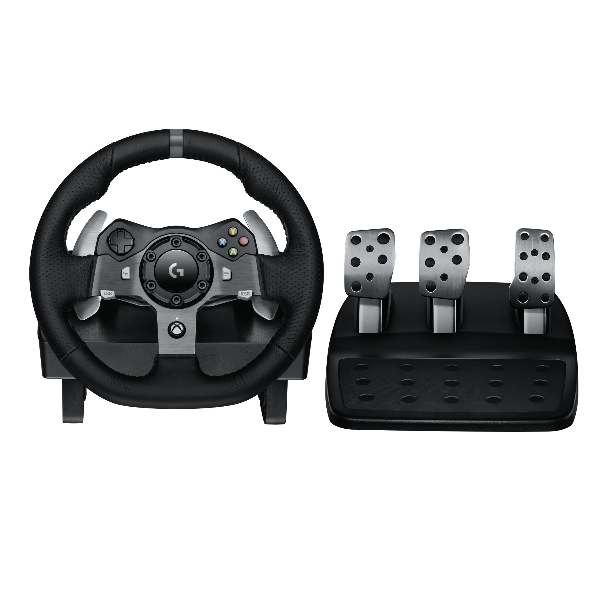 Logitech G G920 Driving Force – Lenkrad + Pedale – Kabelgebunden (USB‑A), Kraft-Rückmeldung, Schwarz