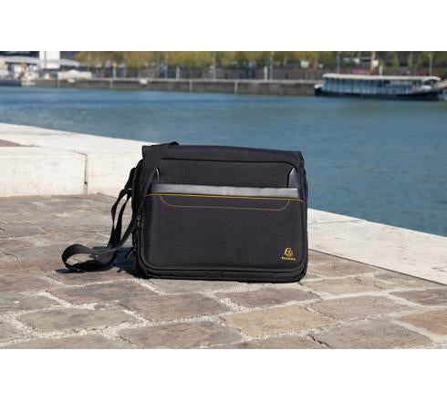 Exacompta 17234E Notebook-Tasche – für Notebooks bis 14", schwarz