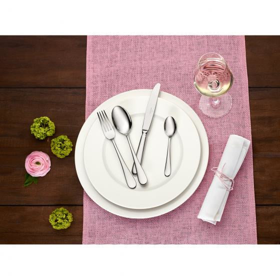 Villeroy & Boch Oscar Tafelbesteck Set – Edelstahl, Silber, spülmaschinenfest, 24 Stück