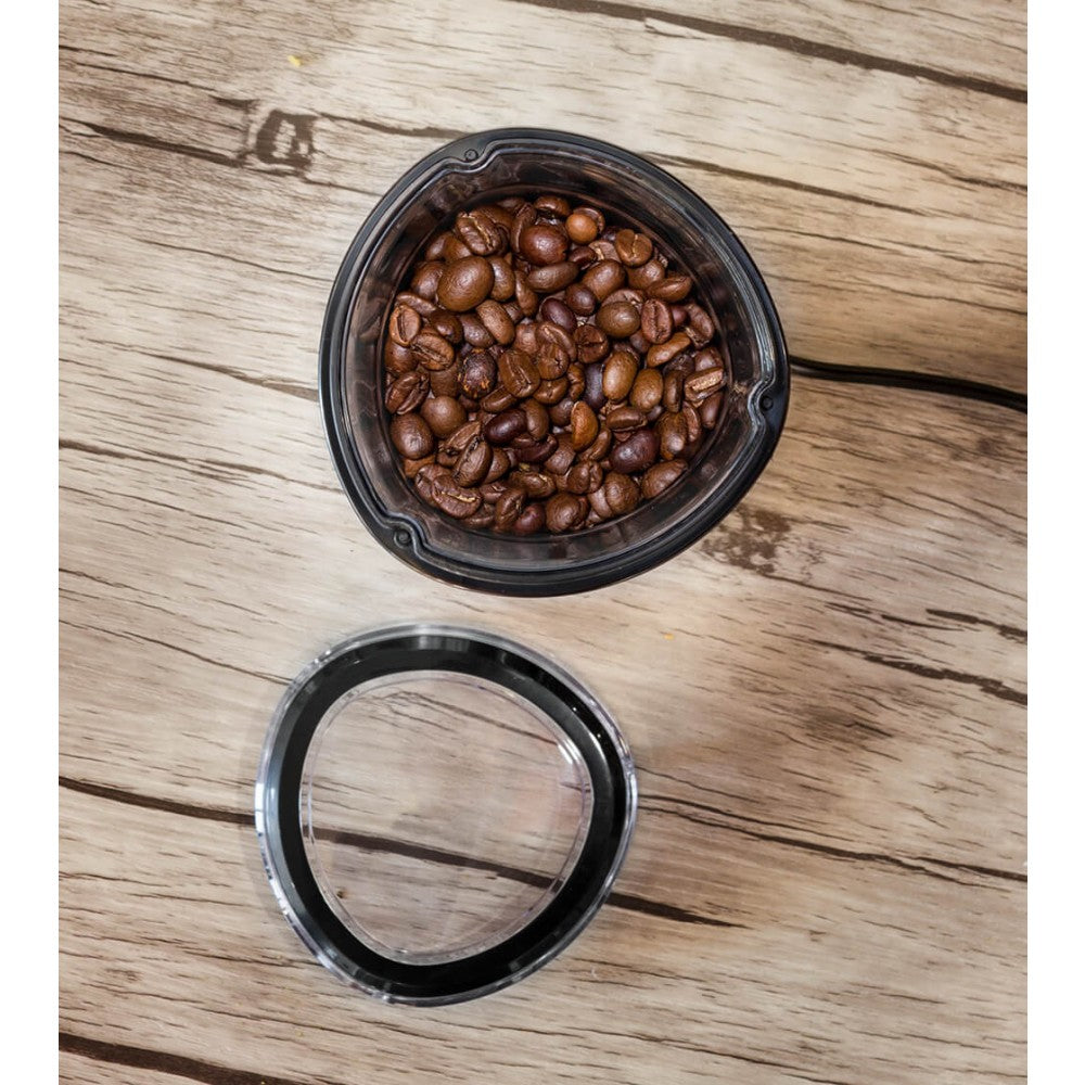 Rommelsbacher Kaffeemühle EGM 100 – Schlagmesser, 70 g, 200 W, Silber