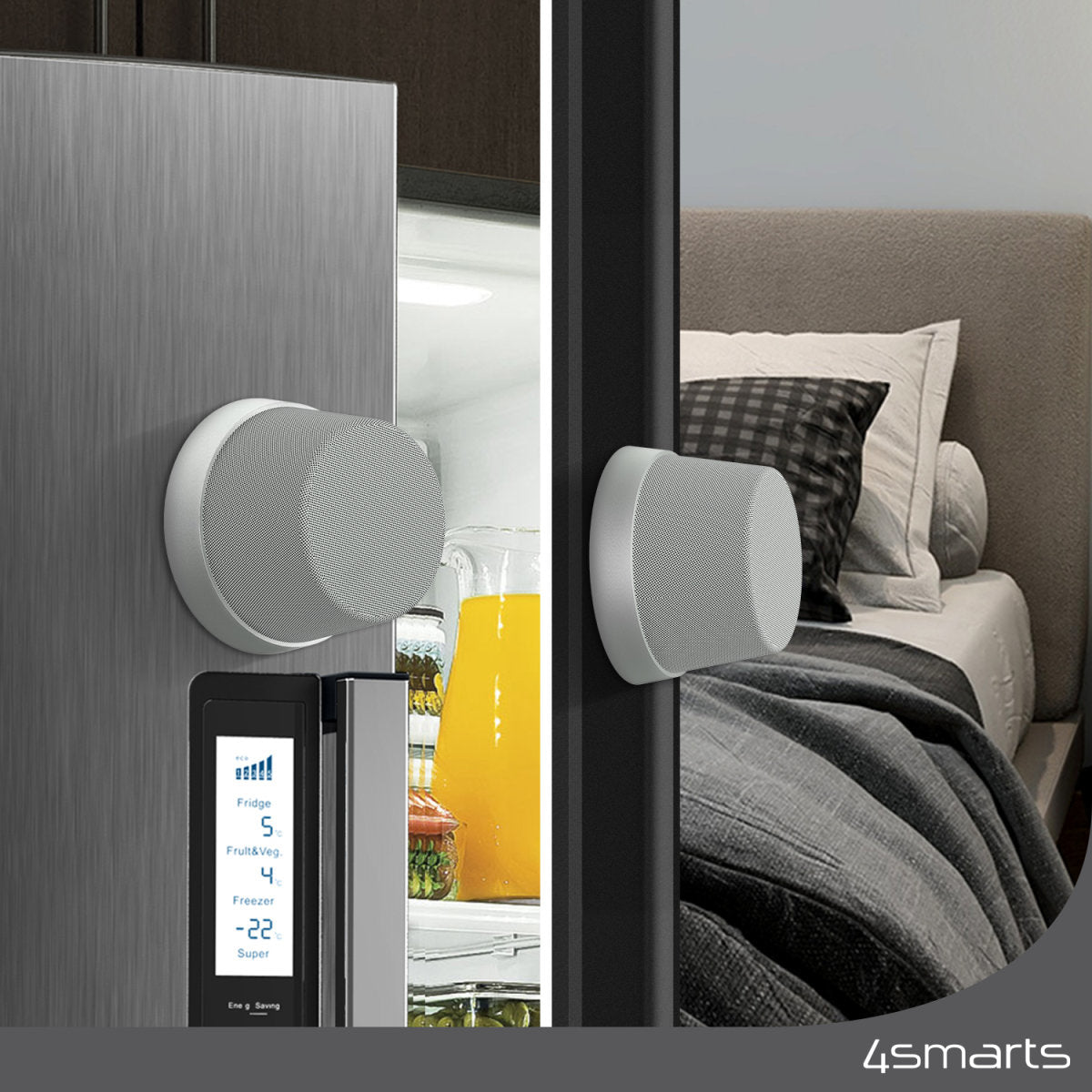 4smarts SoundForce – Bluetooth-Lautsprecher – 5 W, IPX6, 12 h, Silber