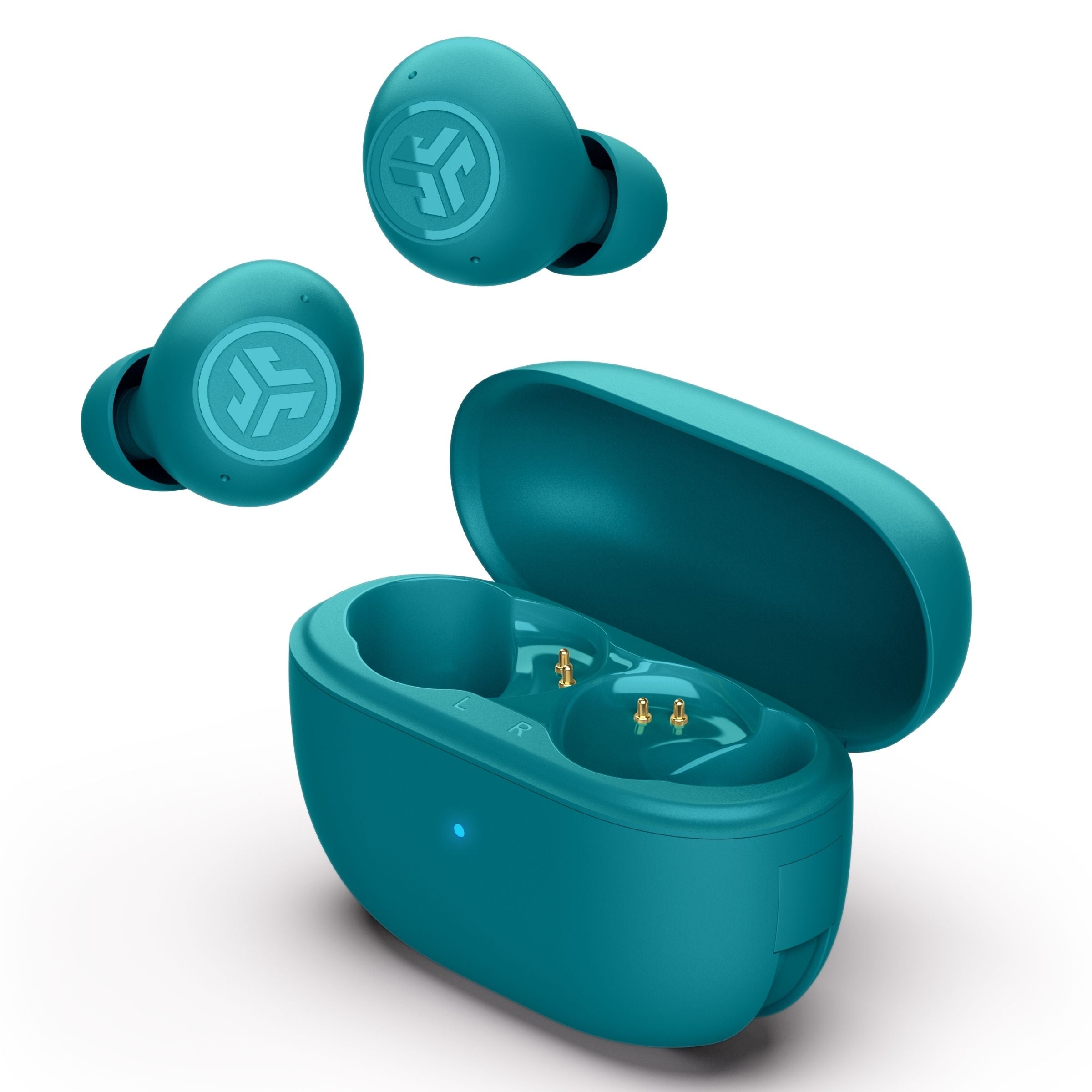 JLab Go Pop ANC TWS In-Ear – ANC, BT 5.3, mit Ladecase, Türkis