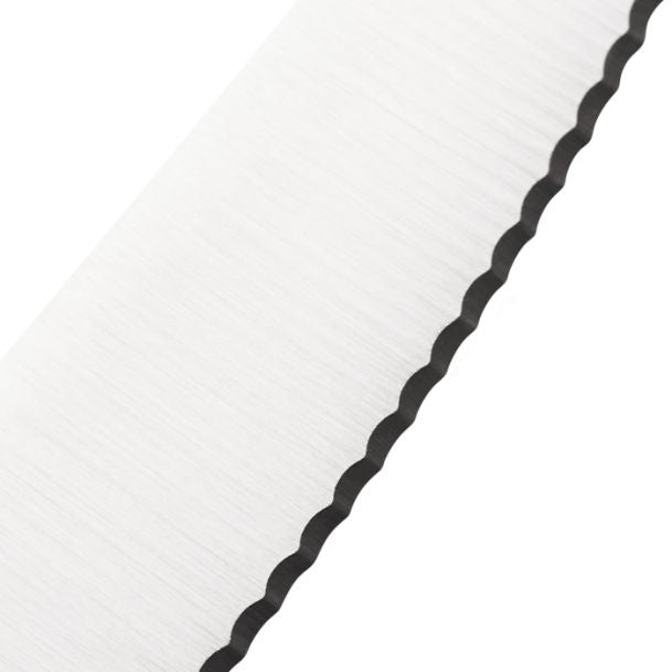 WMF Steakmesser – Edelstahl, Wellenschliff, 24 cm, Hellbraun, 6 Stk.