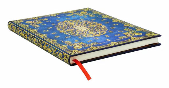 Paperblanks Notizbuch, 175 × 230 mm, liniert, Hardcover, 144 Seiten, 120 g/m² – dunkelblau, Sternenhimmel