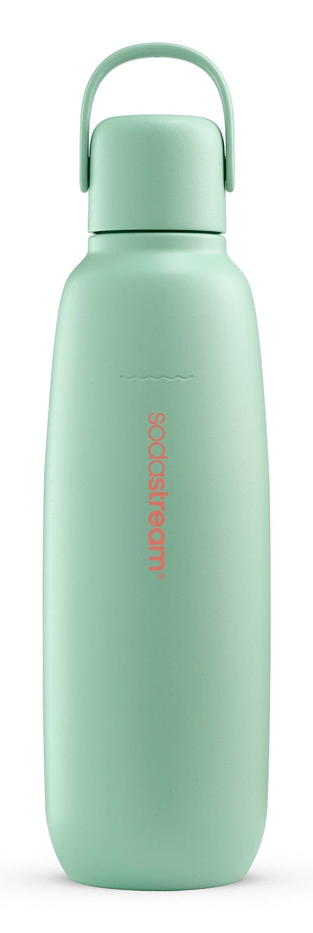 SodaStream Karbonisiererflasche Fizz&go Cool Mint – 900 ml, für DUO, E-DUO, TERRA und andere, Edelstahl, Mint