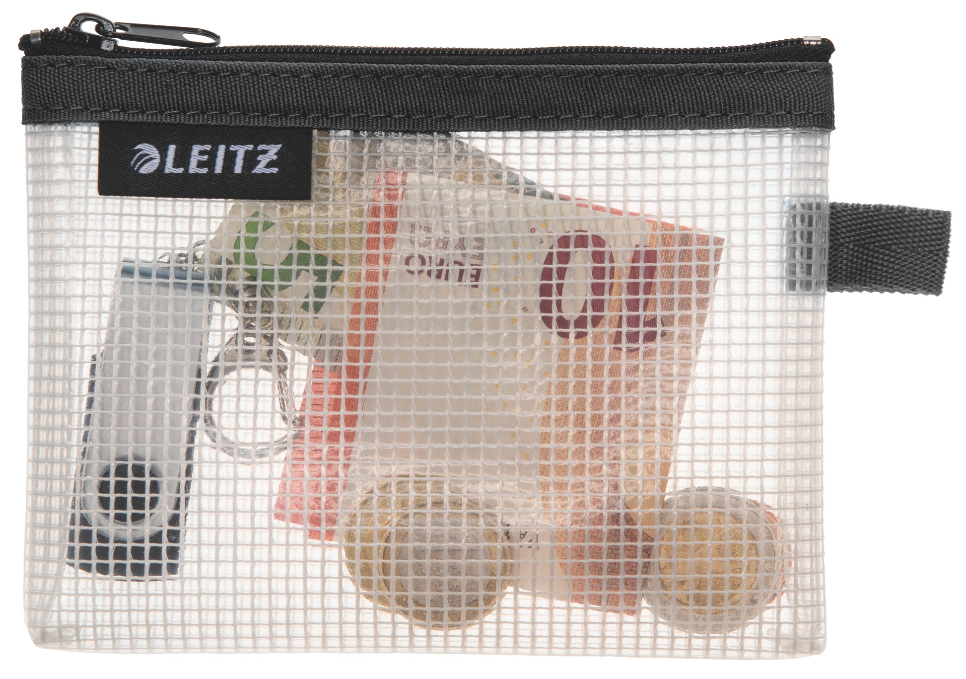 Leitz Reissverschlusstasche – 140×105×10 mm – EVA – Schwarz – 1 Stk.