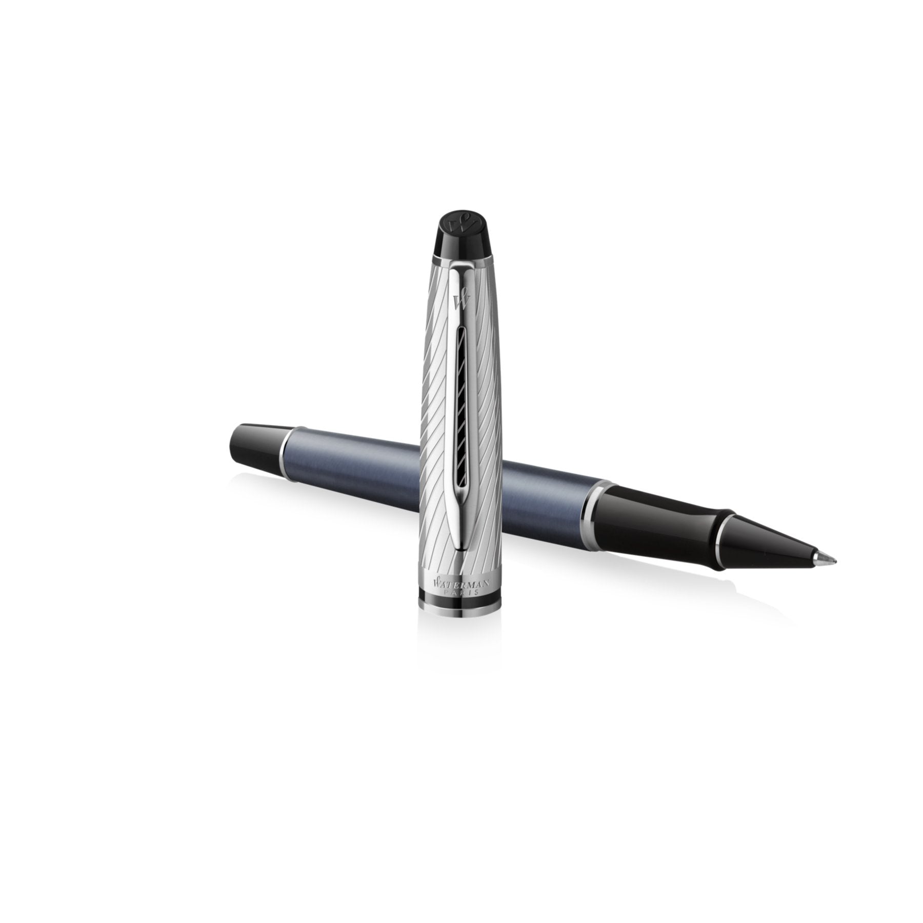 Waterman Expert Deluxe – Tintenroller, Schwarz, Geschenkbox