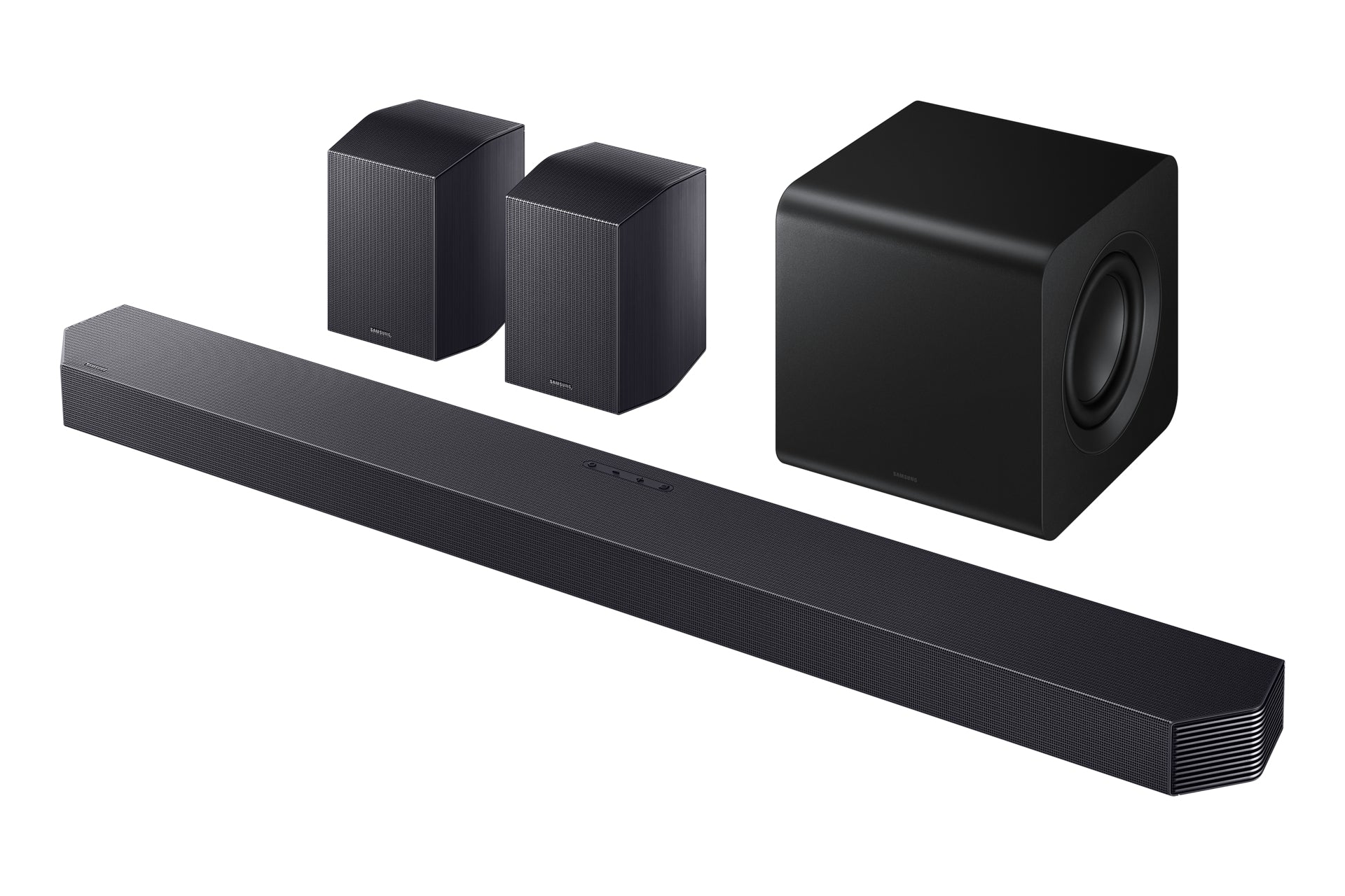 Samsung Q-Serie HW-Q930F – Soundbar mit kabellosem Subwoofer – 9.1.4, 42 W, AirPlay 2 u. a., Schwarz