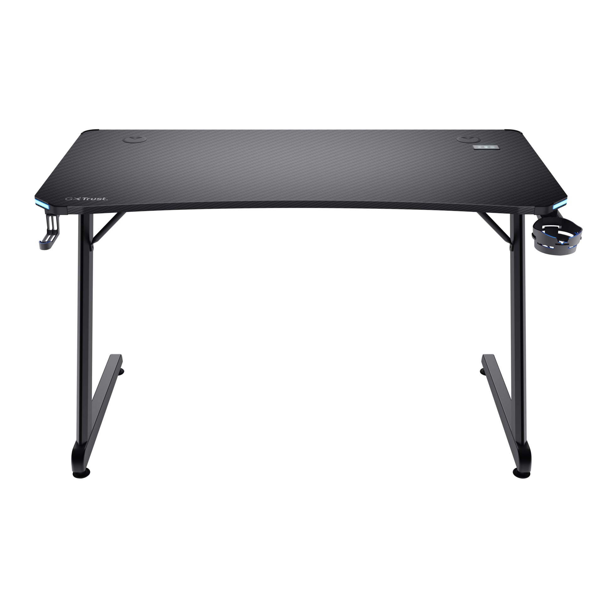Trust GXT709 Luminus – Rollbarer Computertisch, 1'200×600×740 mm, bis 150 kg, schwarz