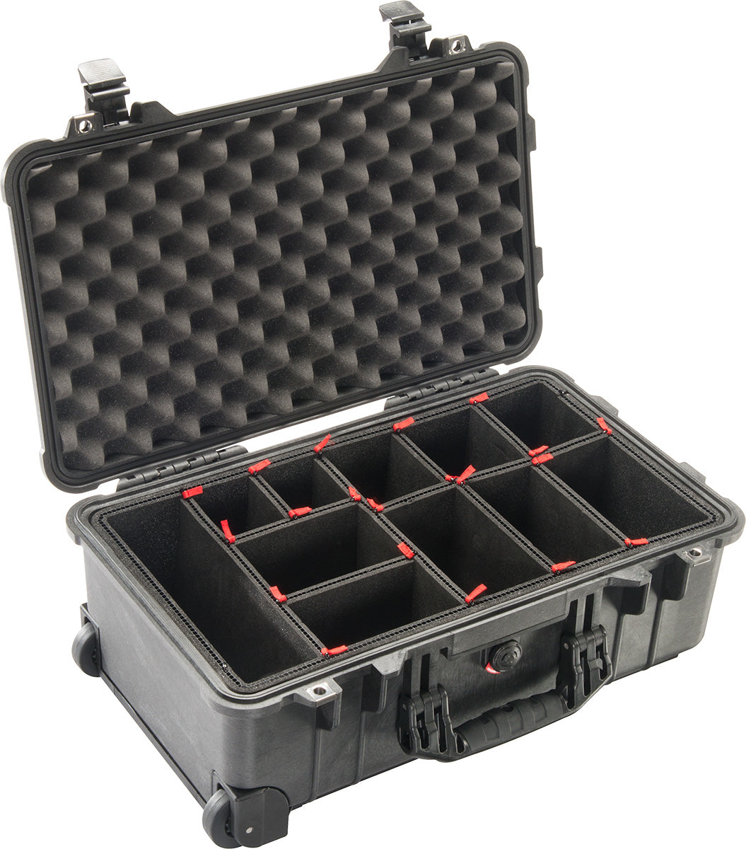 Peli Schutzkoffer 1510 – 27,1 l, PP, Schwarz, 55,9 × 22,9 × 35,1 cm
