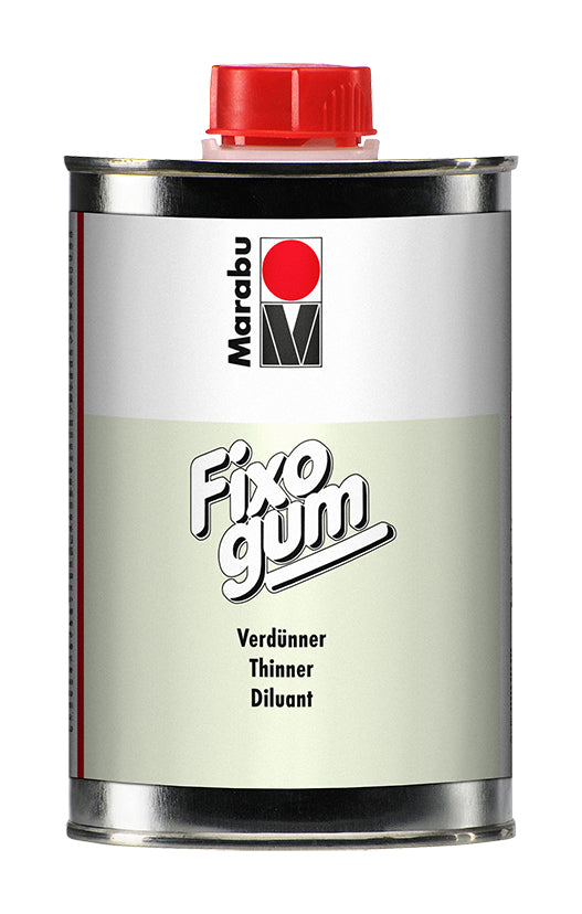 Marabu Verdünner – 500 ml – transparent trocknend – für Fixogum