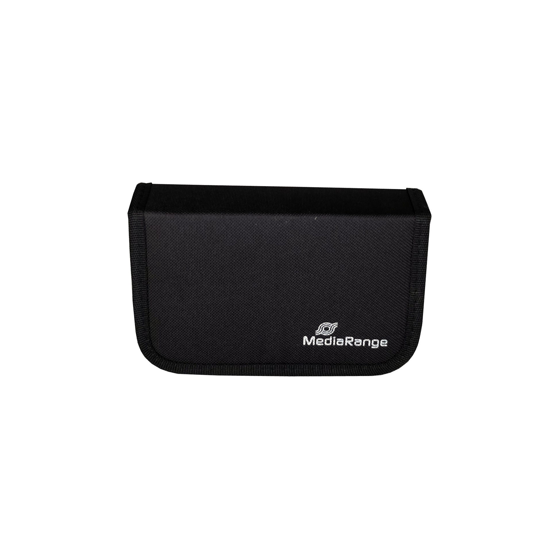 MediaRange USB-/SD-Tasche – für 6 USB-Sticks, 3 SD-Karten, Nylon, 170 × 49 × 108 mm