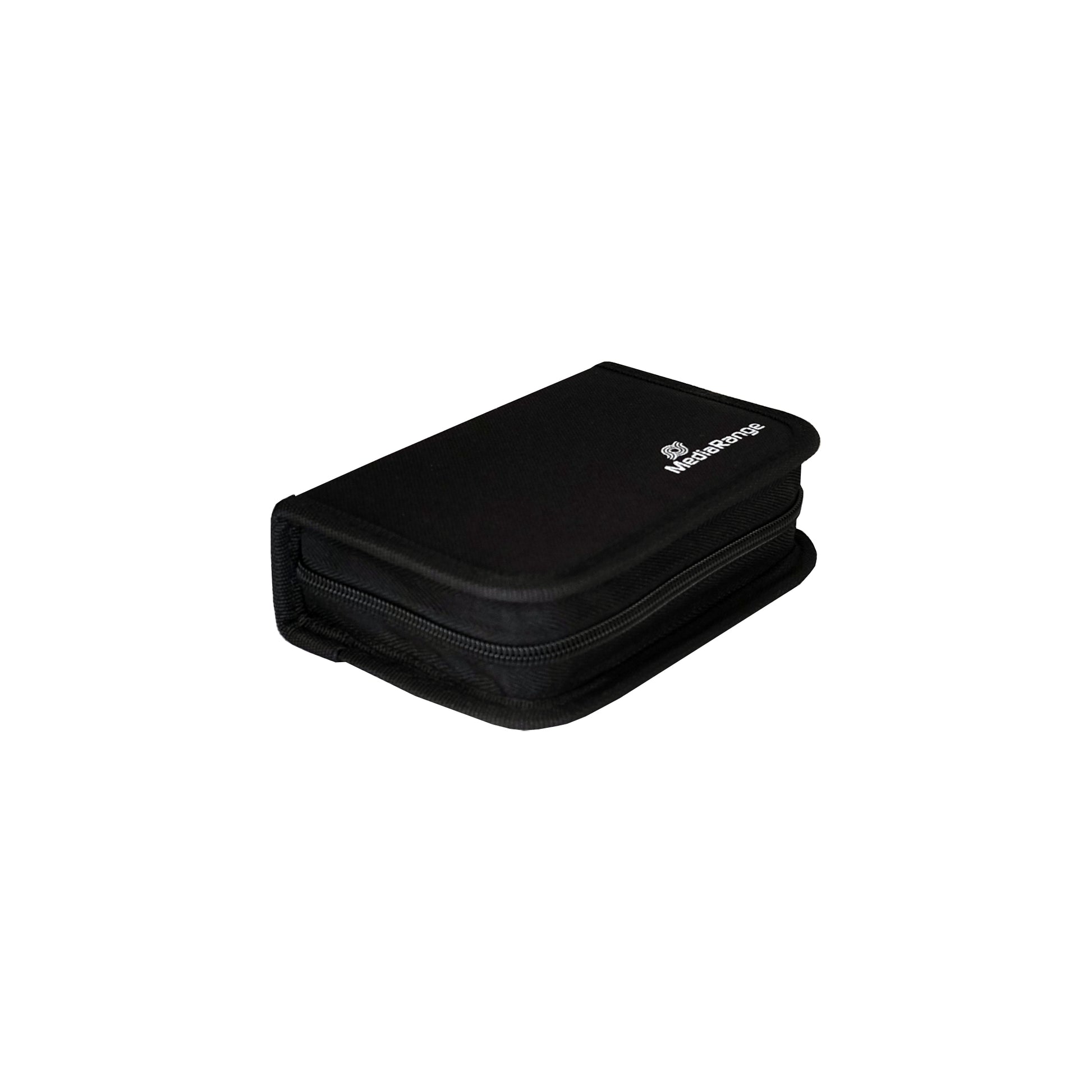 MediaRange USB-/SD-Tasche – für 6 USB-Sticks, 3 SD-Karten, Nylon, 170 × 49 × 108 mm