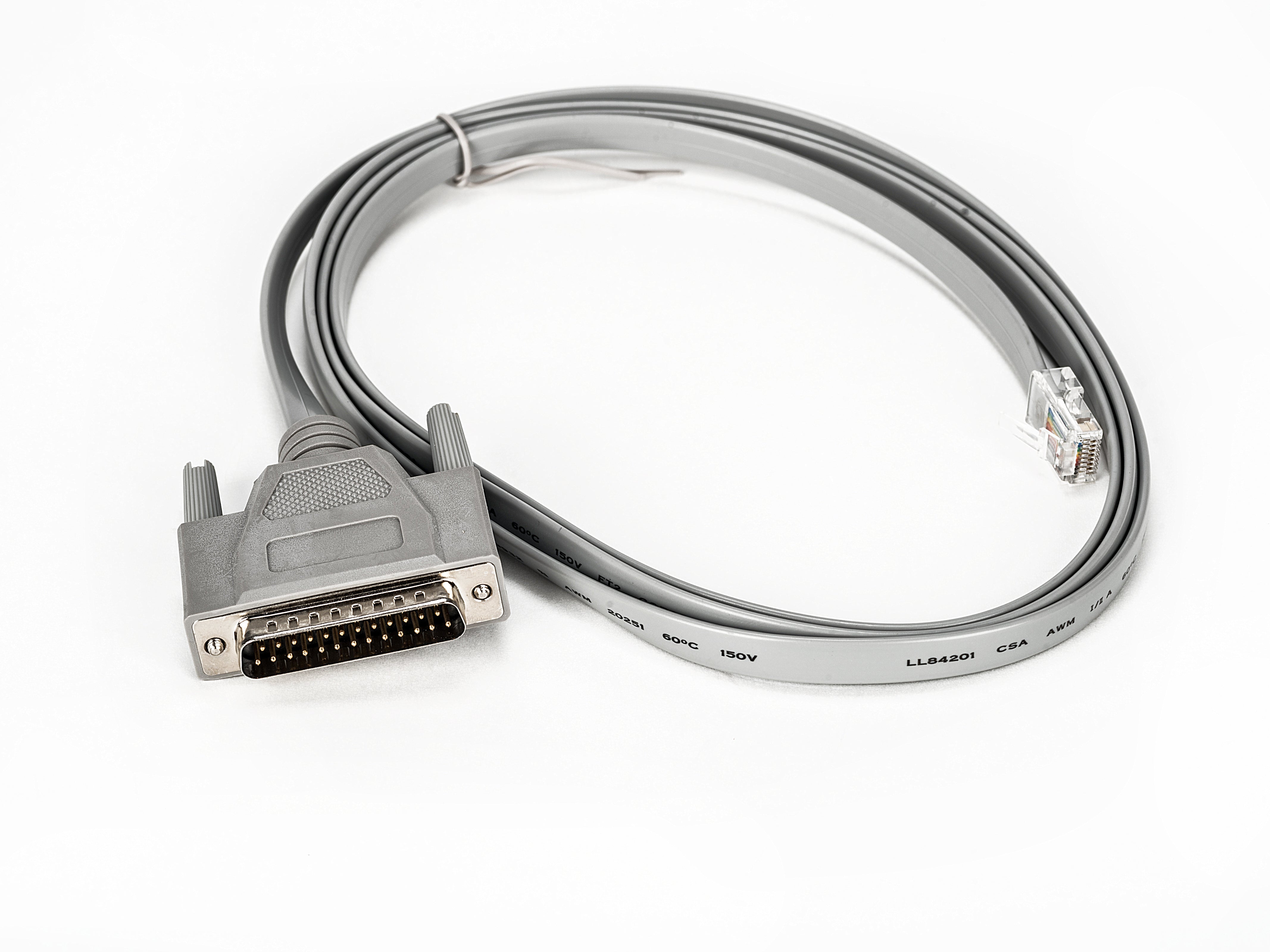 Vertiv Avocent CAB0046 Kabel RJ-45 zu DB-25 – 1,8 m, männlich zu männlich