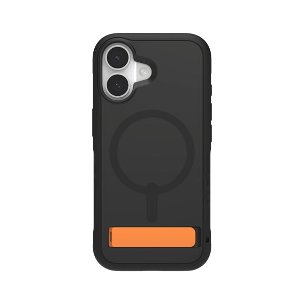 ZAGG Sedona Snap Backcover – für Apple iPhone 17, MagSafe, mit Ständer, Graphen, Schwarz, bis 4 m Sturzsicher