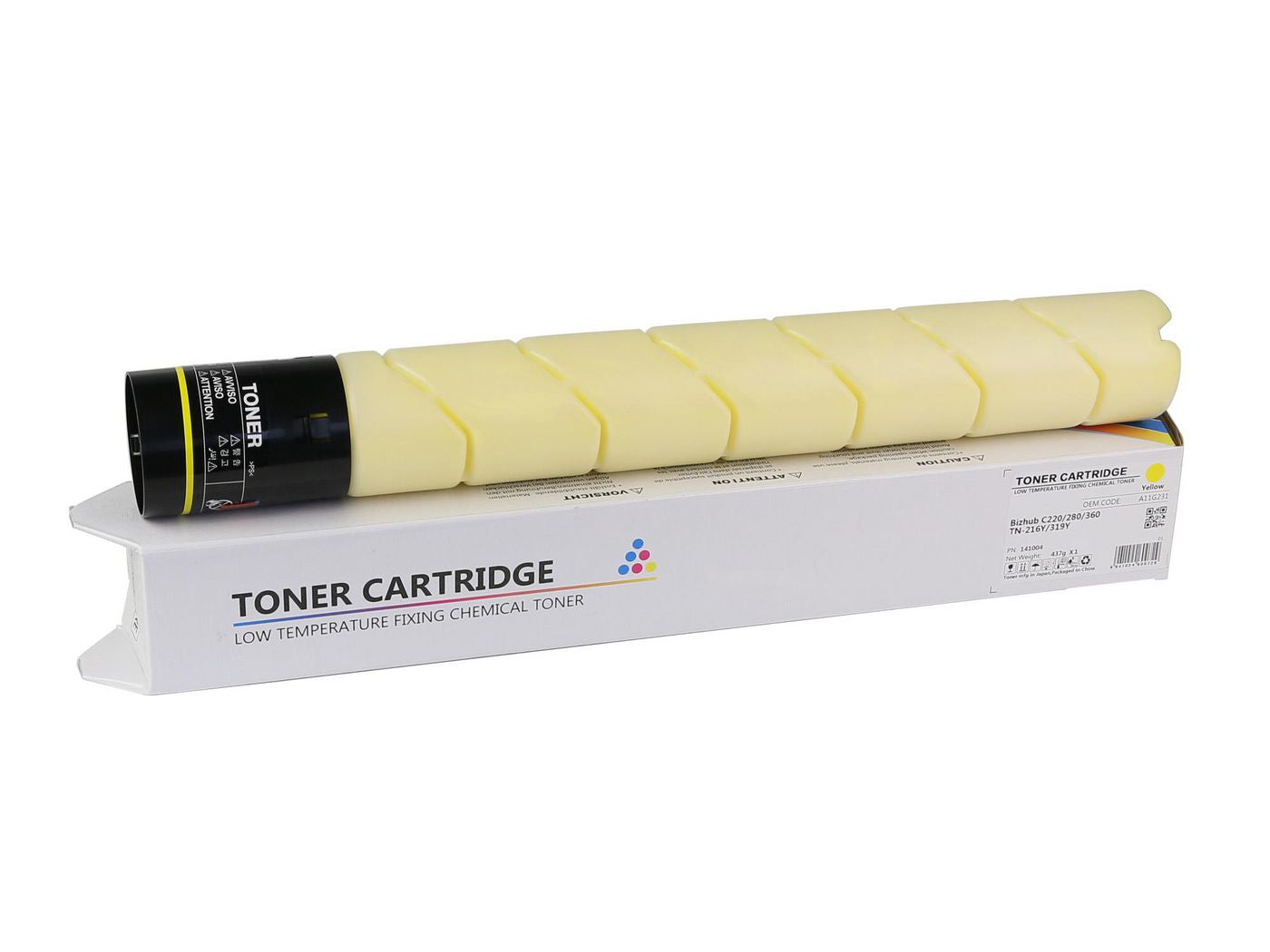CoreParts Toner TN-216Y/319Y – gelb – für Konica Minolta Bizhub C220/C280/C360