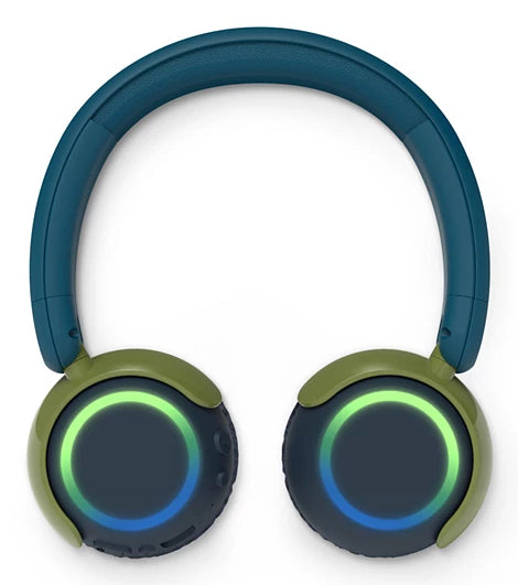 Philips TAK4200CT/00 – Duo Headset On-Ear – Bluetooth, 85 dB Begrenzung – Blaugrün, bis 19 h