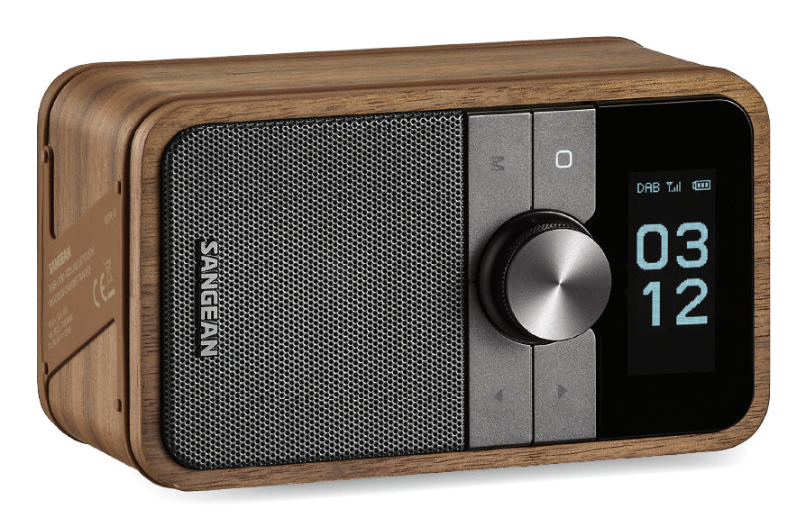 Sangean DDR-8 – DAB+/UKW-Tischradio, Bluetooth – Nussbaum