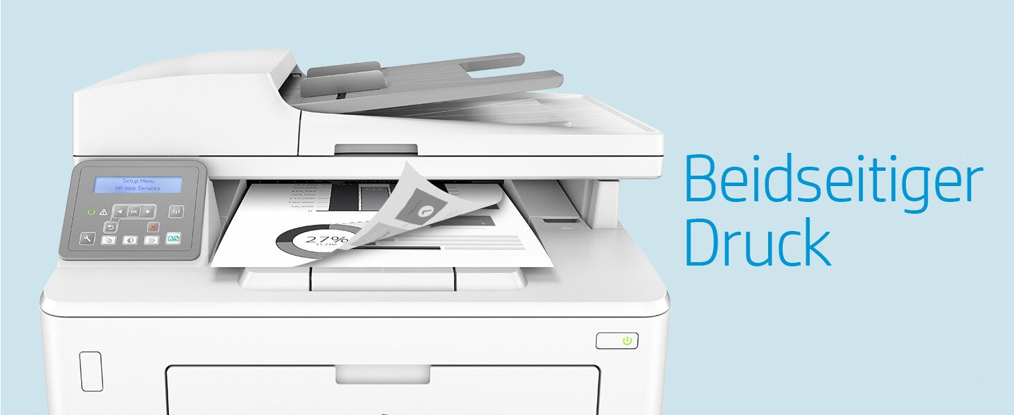 HP LaserJet Pro MFP M148dw – SW-Laser-Multifunktionsdrucker, A4, 3-in-1, Duplex, ADF, WLAN/LAN, AirPrint