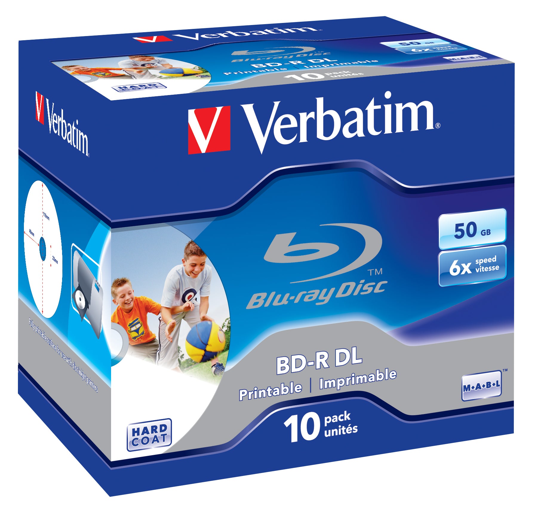 Verbatim BD-R 50 GB 6× Jewelcase – 10 Stück