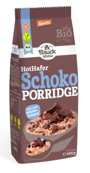 Bauck Mühle Hot Hafer Schoko – Bio, glutenfrei – 400 g