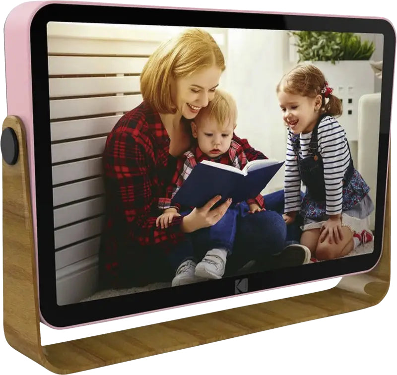 Kodak Digitaler Bilderrahmen RWF-108 10" – 1280 × 800, IPS, Touch, WLAN, 8 GB, MMC, SD, Pink